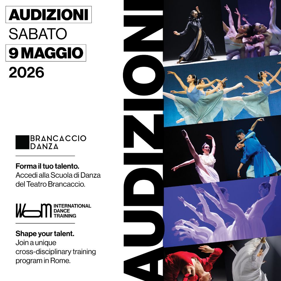 AUDIZIONI BRANCACCIODANZA A.A. 2026/2027