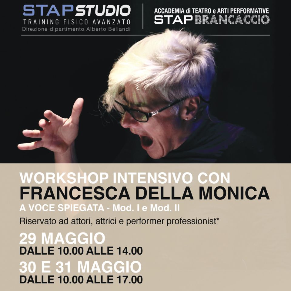 WORKSHOP INTENSIVO CON FRANCESCA DELLA MONICA