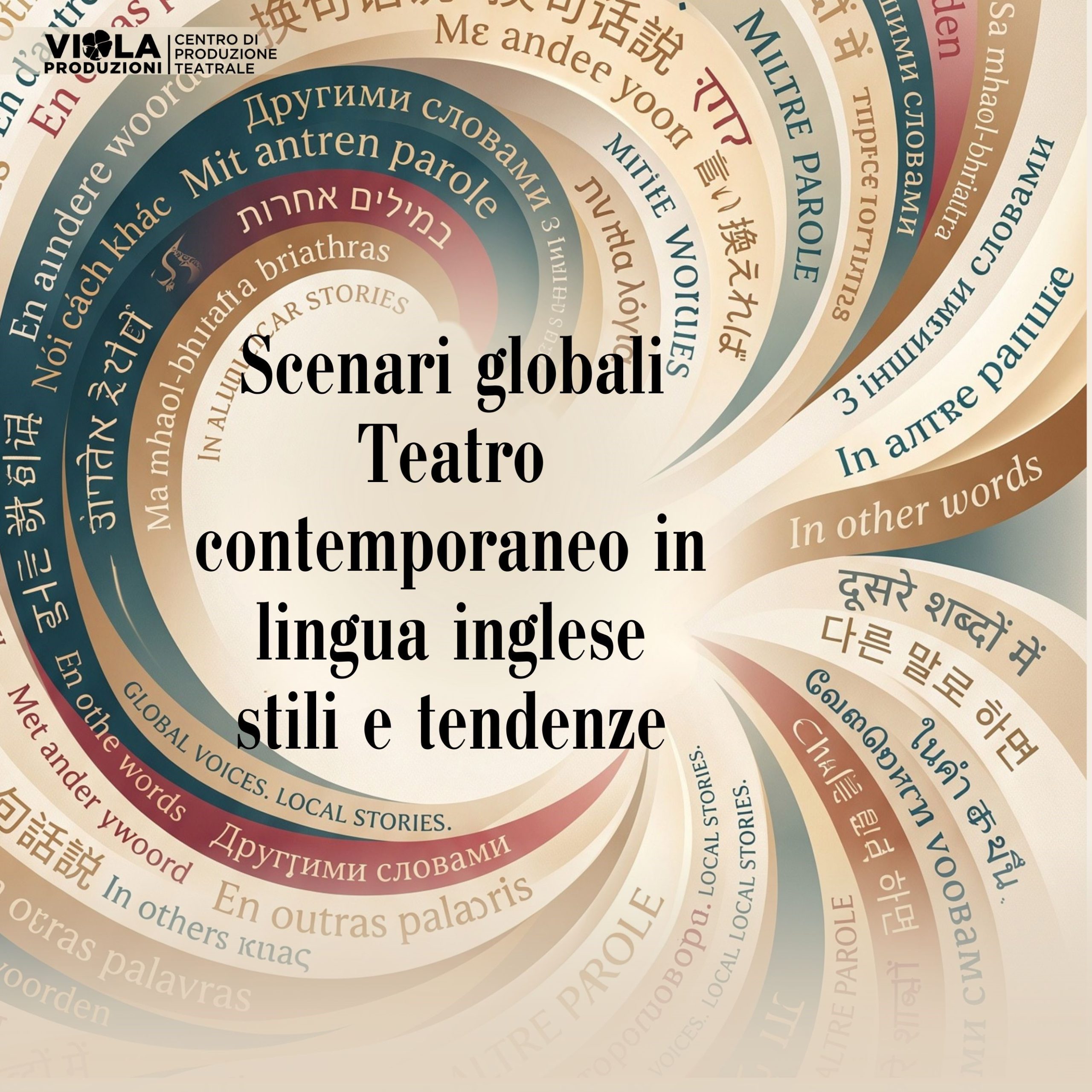 SCENARI GLOBALI – I PARTE – TEATRO CONTEMPORANEO IN LINGUA INGLESE – STILI E TENDENZE